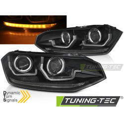 VW POLO VI 2G 17-21 SEQ LED ČRNA