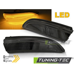 STRANSKI SMERNIKI FORD FIESTA MK7 13-16 SEQ LED SMOKE