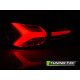 Osvetlenie LED ZADNJE LUČI RDEČE ZATEMNJENO SEQ za FORD FOCUS 4 18-21 HATCHBACK | race-shop.si