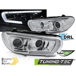 TUNING-TEC žarometi (Tube Light, SEQ) za VW SCIROCCO 08-04.14 (H7/H1), krom