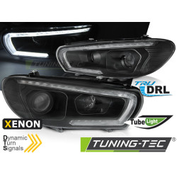TUNING-TEC žarometi (Xenon, Tube Light, SEQ) za VW SCIROCCO 08-04.14 (D1S/H1), črna