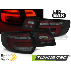 TUNING-TEC LED zadnje luči (LED Bar, SEQ) za AUDI A3 8P 5D 03-08, črna, rdeča
