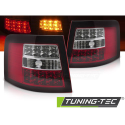 TUNING-TEC LED zadnje luči za AUDI A6 05.97-05.04 AVANT, rdeče-bela, V3