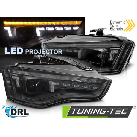 Osvetlenie TUNING-TEC LED žarometi (SEQ) za AUDI A5 11-16, črna, V1 | race-shop.si