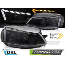 TUNING-TEC žarometi (SEQ) za VW GOLF 7 17-19 (H7), črna