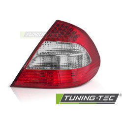 TUNING-TEC LED zadnja luč za MERCEDES W211 06-09 4D (TYC), rdeče-bela, desno
