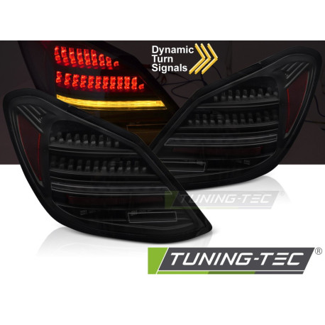 Osvetlenie TUNING-TEC LED zadnje luči (SEQ) za MERCEDES C-CLASS W205 14-21, dimna | race-shop.si