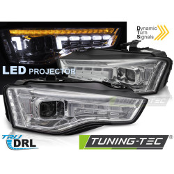 TUNING-TEC LED žarometi (SEQ) za AUDI A5 11-16, krom, V2