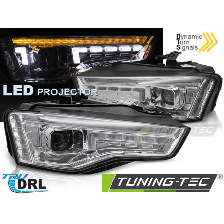 Osvetlenie TUNING-TEC LED žarometi (SEQ) za AUDI A5 11-16, krom, V2 | race-shop.si