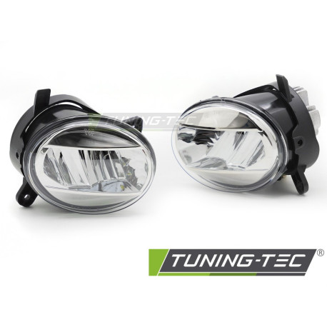 Osvetlenie TUNING-TEC meglenke za A4 B8 08-11 / A6 C6 09-11 / Q5 08-16, prozorna, krom | race-shop.si