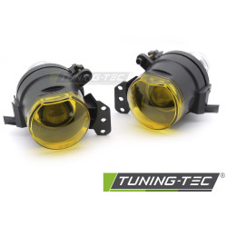 PROJECTOR FOG fits BMW E90 E60 E63 X3 E83, YELLOW