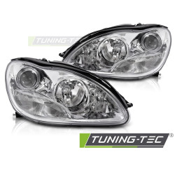 TUNING-TEC žarometi za MERCEDES W220 S-KLASA 98-02 (H7), krom