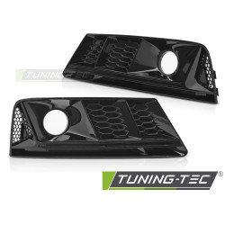 FOG LIGHT COVER GLOSSY BLACK fits AUDI A4 B9 15-19