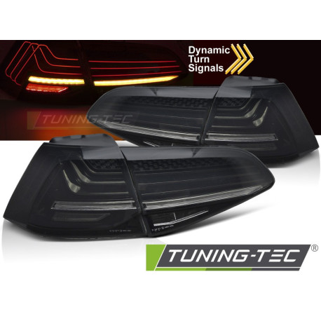 Osvetlenie TUNING-TEC LED zadnje luči (Laser Look, SEQ) za VW GOLF 7 13-19, dimna | race-shop.si