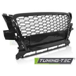 TUNING-TEC maska hladilnika (Sport) za AUDI Q5 8R 08-12 (za parkirne senzorje), sijajno črna