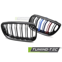 TUNING-TEC maska hladilnika (Sport M-Look Double Bar) za BMW E92 / E93 06-10, sijajno črna