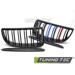 TUNING-TEC maska hladilnika (Sport M-Look) za BMW E90 / E91 05-08 (Glossy Black Tri-Colour Double Black), sijajno črna