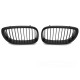 Body kit a vizuálne doplnky Grille for BMW E46 LCI Sedan / Touring 01-05 (Matt Black) | race-shop.si