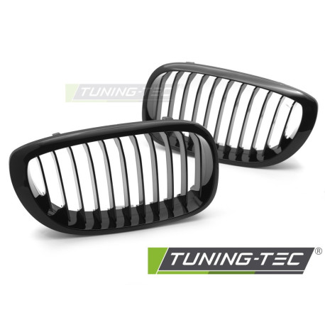 Body kit a vizuálne doplnky TUNING-TEC maska hladilnika za BMW E46 LCI Sedan / Touring 01-05, sijajno črna | race-shop.si