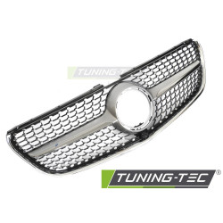 TUNING-TEC maska hladilnika (Diamond) za MERCEDES V-CLASS W447 14-19, srebrni krom