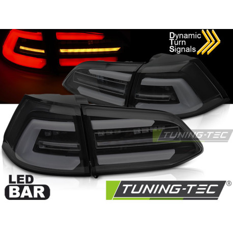 Osvetlenie LED TAIL LIGHTS BLACK SMOKE SEQ fits VW GOLF 7 17-19 SW | race-shop.si