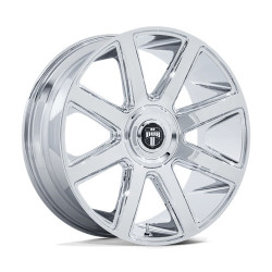 DUB DC273 PULL platišče 24x10 6x135/6x139.7 100.3 ET30, Krom
