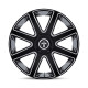 DUB aluminum wheels DUB DC273 PULL platišče 24x10 6x135/6x139.7 100.3 ET30, Sijajna črna | race-shop.si