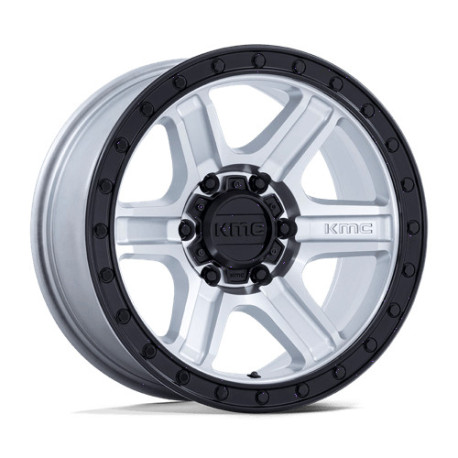 KMC aluminum wheels KMC KM551 OUTRUN platišče 17x8.5 6x139.7 106.1 ET18, Srebrna | race-shop.si