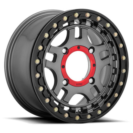 KMC aluminum wheels KMC Powersports KS240 RECON BEADLOCK platišče 14x7 4x137 112.1 ET38, Gunmetal | race-shop.si