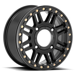 KMC Powersports KS250 CAGE BEADLOCK platišče 15x6 4x156 132 ET38, Satenasta črna