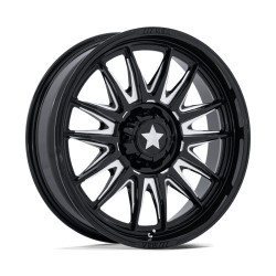 MSA Offroad Wheels M55 COMMANDER platišče 15x7 4x137/4x156 110.1 ET10, Sijajna črna