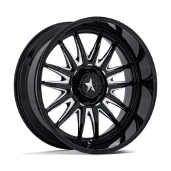 MSA Offroad Wheels M55 COMMANDER platišče 20x7 5x114.3 72.56 ET0, Sijajna črna