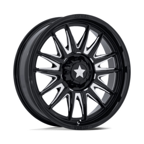 MSA aluminum wheels MSA Offroad Wheels M55 COMMANDER platišče 20x7 6x139.7 100.3 ET0, Sijajna črna | race-shop.si