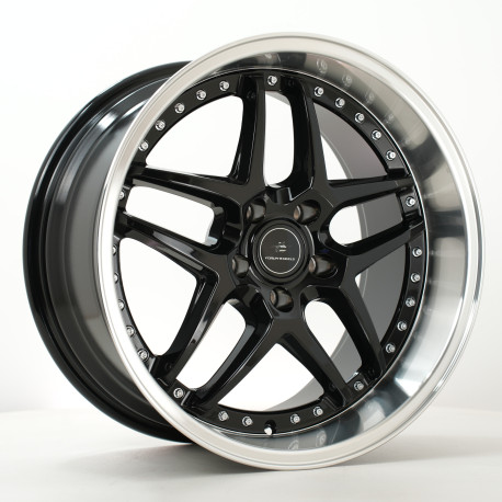 Forum aluminijasta platišča Forum Vice wheel 18X9.5 5X114 73,1 ET22, Black | race-shop.si
