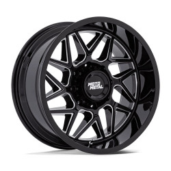 Moto Metal MO812 TURBINE platišče 20x9 5x139.7 78.1 ET20, Sijajna črna