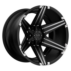 Tuff T12 platišče 22x10 6x139.7 106.1 ET-25, Satenasta črna