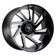 Tuff aluminum wheels Tuff T1B platišče 24x14 8x170 125.1 ET-72, Sijajna črna | race-shop.si