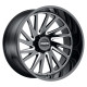 Tuff aluminum wheels Tuff T2A platišče 22x12 5x127 71.5 ET-45, Sijajna črna | race-shop.si