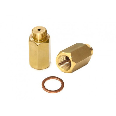 Adapterji in lambda sonde Lambda (o2) Probe spacer adapter (emulator) straight, brass, 3 mm bore | race-shop.si