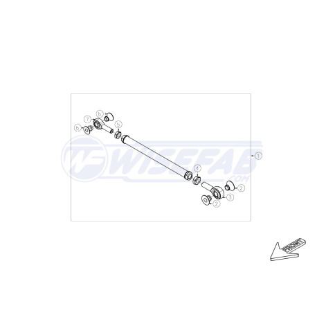 Krmilne ročice in kroglični zglobi WISEFAB Rear Suspension Arm 5 | race-shop.si