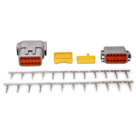 Standalone ecu, display and accessories Link Deutsch DTM12 komplet konektorja | race-shop.si