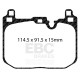 Zavore EBC Sprednje zavorne ploščice EBC Greenstuff 2000 Sport DP22393 | race-shop.si