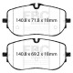 Zavore EBC Sprednje zavorne ploščice EBC Greenstuff 2000 Sport DP22484 | race-shop.si