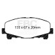 Zavore EBC Zavorne ploščice EBC Redstuff Ceramic DP31999C | race-shop.si