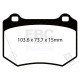 Zavore EBC Zadnje zavorne ploščice EBC Redstuff Ceramic DP32361C | race-shop.si