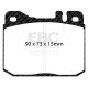 Zavore EBC Sprednje zavorne ploščice EBC Redstuff Ceramic DP3261C | race-shop.si