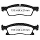 Zavore EBC Zavorne ploščice EBC Bluestuff NDX Trackday + Race DP52136NDX | race-shop.si