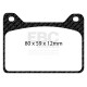 Zavore EBC Sprednje/Zadnje zavorne ploščice EBC Racing RP-X DP8057RPX | race-shop.si