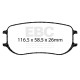 Zavore EBC Zavorne ploščice EBC Racing SR21 Sintered DP8082.26SR21 | race-shop.si