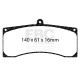 Zavore EBC Zavorne ploščice EBC Racing SR11 Sintered DP8084.16SR11 | race-shop.si
